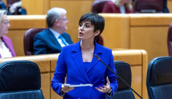 La ministra de Vivienda y Agenda Urbana, Isabel Rodríguez, interviene en la sesión de control al Gobierno en el Senado. / © lamoncloa.gob.es. Ministerio de la Presidencia.
