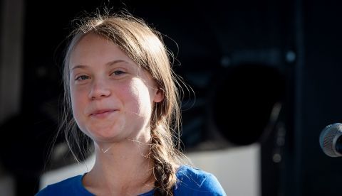 Greta Thunberg alude a incendios en California para ilustrar crisis climática En la imagen la activista sueca Greta Thunberg. EFE/CHRISTIAN MONTERROSA