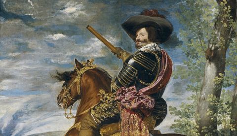 Gaspar de Guzmán, conde-duque de Olivares, a caballo (c. 1634), cuadro de Diego Velázquez expuesto en el Museo del Prado.