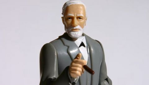 Muñeco que representa a Sigmund Freud. Ross Burton / Flickr, CC BY-NC-ND