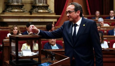Un independentista al frente del Parlamento de Catalunya