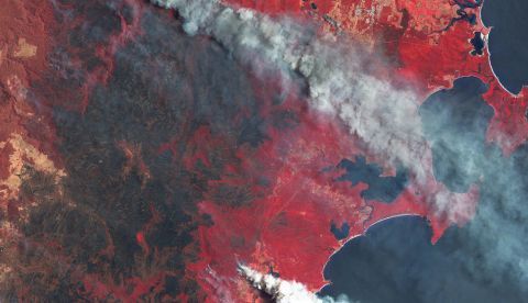 Los ‘ojos’ espaciales que nos ayudan a reparar la huella de destrucción de los megaincendios