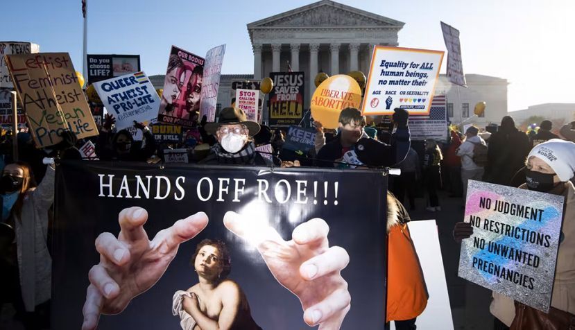 Reproductive rights are at the center of the Dobbs v. Jackson Women’s Health Organization case before the Supreme Court. Bill Clark/CQ-Roll Call, Inc via Getty Images