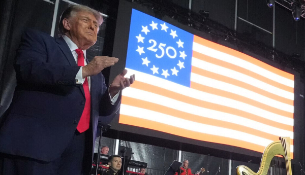President Donald Trump arrives at the Great American State Fair Celebration on June 24, 2026, in Washington. Alex Brandon-Pool/Getty Images