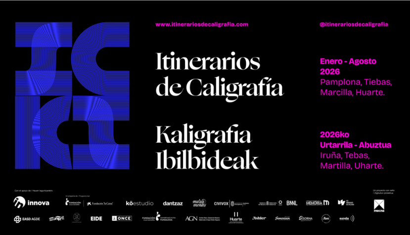 ‘Itinerarios de caligrafía’ arranca en Pamplona