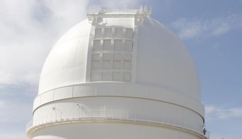 Imagen del Observatorio astronómico hispano-alemán de Calar Alto, en la localidad almeriense de Gérgal. EFE/Archivo