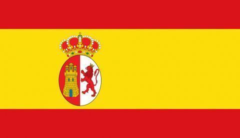 Bandera de España durante la Restauración borbónica