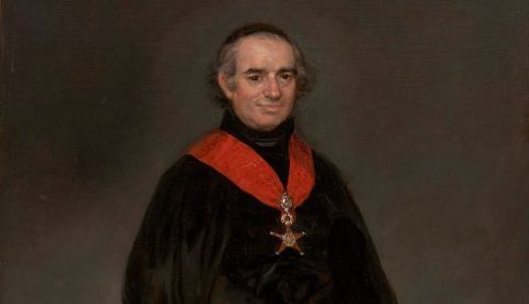 Retrato de Llorente realizado por Goya entre 1810 y 1811, usando la Cruz de caballero comendador de la Orden Real de España (Museo de Arte de São Paulo). / Wikipedia.