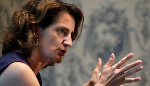 La ministra para la Transición Ecológica en funciones, Teresa Ribera / EFE / ARCHIVO