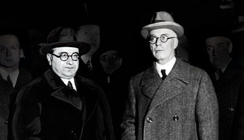  Luis Araquistáin (i) en Berlín, 1932. / Archivo. Luis Araquistáin en Berlín, 1932. / Archivo. 
