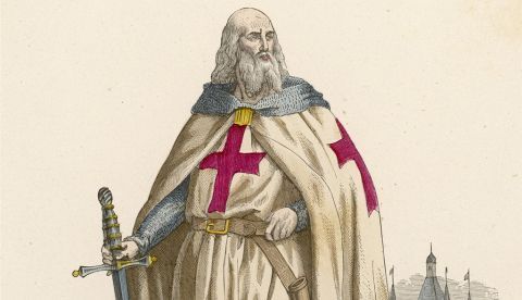 Jacques de Molay, último Gran Maestre de la Orden del Temple / Bibliotheque Nationale de France
