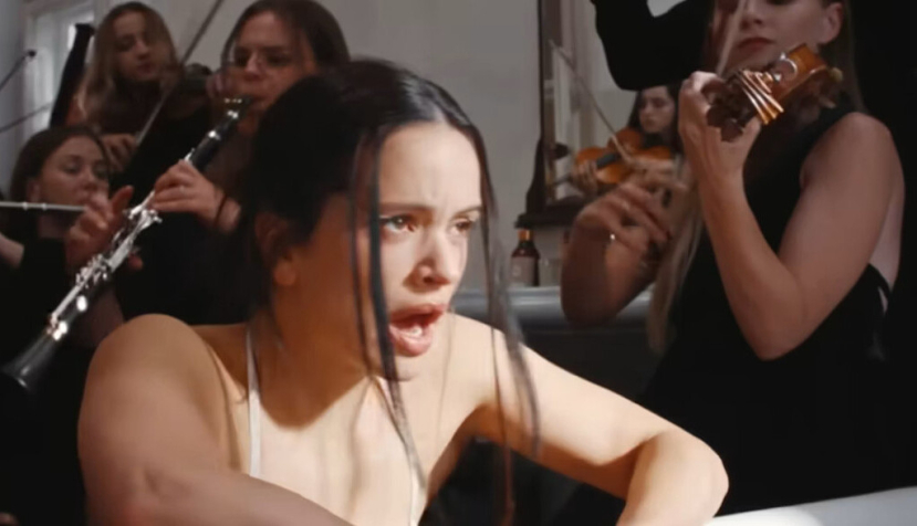 Fotograma del videoclip de “Berghain”, de Rosalía. Rosalía/Youtube