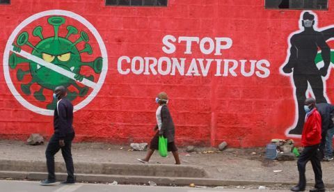 Mural en la avenida Haile Selassie en Nairobi, Kenia. Boniface Muthoni/SOPA Images/LightRocket vía Getty Images