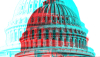 Two-party control of U.S. politics runs contrary to the vision of the Constitution’s framers. Douglas Rissing/Getty Images