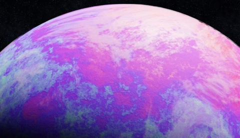 Imagen artística de un exoplaneta. Bhautik Patel (@bhautik_patel3), CC BY