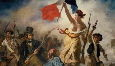 La libertad guiando al pueblo ( Eugène Delacroix, 1830). Wikimedia Commons / Musée du Louvre