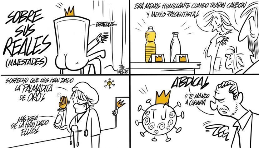 “Sus reales majestades”