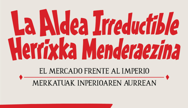 Los comerciantes del mercado municipal del ensanche se transforman en compañeros de Astérix y Obélix