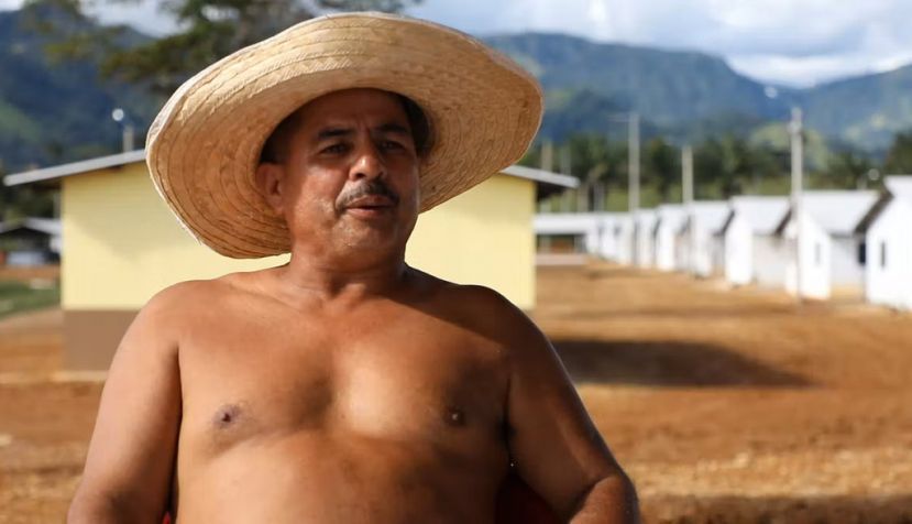 Olmedo Vega pasó 35 años como comandante de la guerrilla de las FARC antes de trasladarse al campamento de desmovilización de Agua Bonita. Juan Pablo Valderrama, Author provided