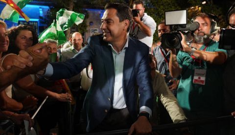 Un PP con mayoría absoluta en Andalucía esquiva gobernar con Vox