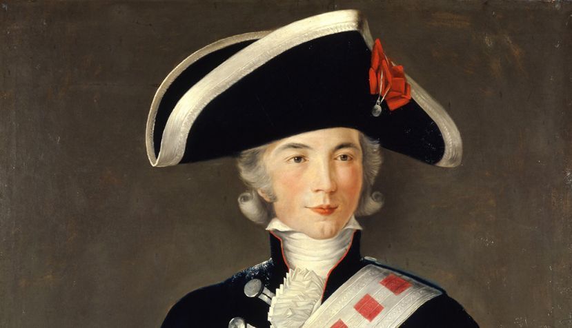 Manuel Godoy, joven Guardia de Corps (1788), pintado por Francisco Folch de Cardona, Real Academia de Bellas Artes de San Fernando. / Wikipedia.