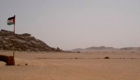 Sahara Occidental, zona entre los territorios controlados por el Frente Polisario y el Reino de Marruecos, cerca de Tifariti. Wikimedia Commons / AlbertoDV, CC BY-SA