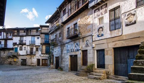 Casas de Mogarraz, en la provincia de Salamanca. Shutterstock / Dolores Giraldez Alonso