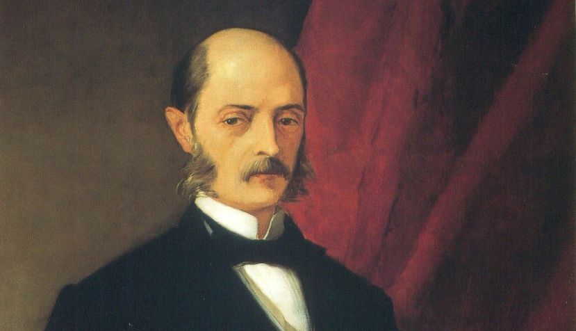 Laureano Figuerola Ballester, por Eduardo Balaca. Siglo XIX. (Palacio del Senado de España, Madrid). / Wikipedia