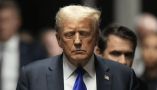  Former President Donald Trump exits the courthouse after being found guilty of 34 felonies in May 2024. Seth Wenig-Pool/Getty Images