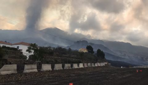 Vista de la erupción en la isla de La Palma (Canarias). Carlos Franganillo (cedida por el autor).