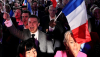 Des militants du Rassemblement national, à Paris, le 9 juin 2024, jour des élections européennes. Julien de Rosa/AFP