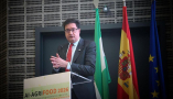 El ministro para la Transformación Digital y de la Función Pública, Óscar López, durante su intervención en el Congreso AI Agrifood. / © lamoncloa.gob.es. Ministerio de la Presidencia.