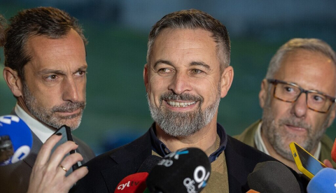 Santiago Abascal presenta en Ávila a los candidatos de Castilla y León / Flickr - Wikimedia Commons