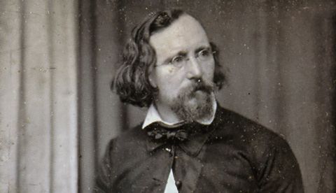 Jakob Venedey, uno de los dirigentes de la Liga y director en sus inicios del periódico El Proscrito (Daguerrotipo de Hermann Biow, 1848). / Wikipedia