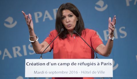 La alcaldesa de París, la socialista Anne Hidalgo en una imagen de archivo.