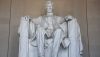 A statue of Abraham Lincoln, the 16th president of the United States, sits in the Lincoln Memorial in Washington. Historians consistently have given Lincoln, the Great Emancipator, their highest rating because of his leadership during the Civil War. Jakub Porzycki/NurPhoto via Getty Images