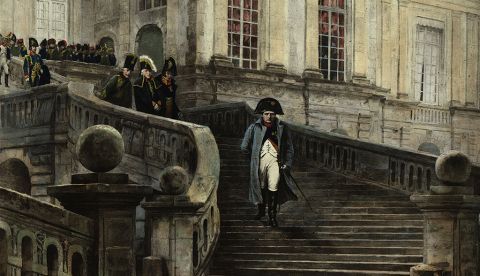 Napoleon abandona Fontainebleau. State History Museum, Moscú  PREMIUM JOSE MARÍA ROBLES Actualizado Domingo, 3 enero 2021 - 22:18 Compartir en Facebook Compartir en Twitter Enviar por email Historia. Ante la tumba de Napoleón en París: ¿dictador o héroe de la Revolución? Napoleón Bonaparte tiene dos tumbas. En la