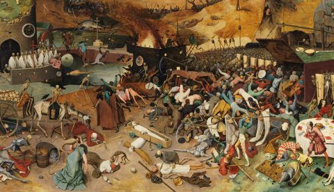 El triunfo de la muerte (Pieter Bruegel el VIejo, 1562). Wikimedia Commons / Museo del Prado