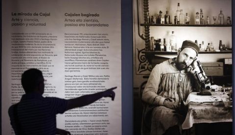 La singular “mirada” científica de Ramón y Cajal, en Pamplona hasta el día 28
