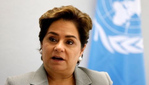 En la imagen, la responsable de la Convención de la ONU para el Cambio Climático, Patricia Espinosa. EFE/Ronald Wittek/Archivo 	   