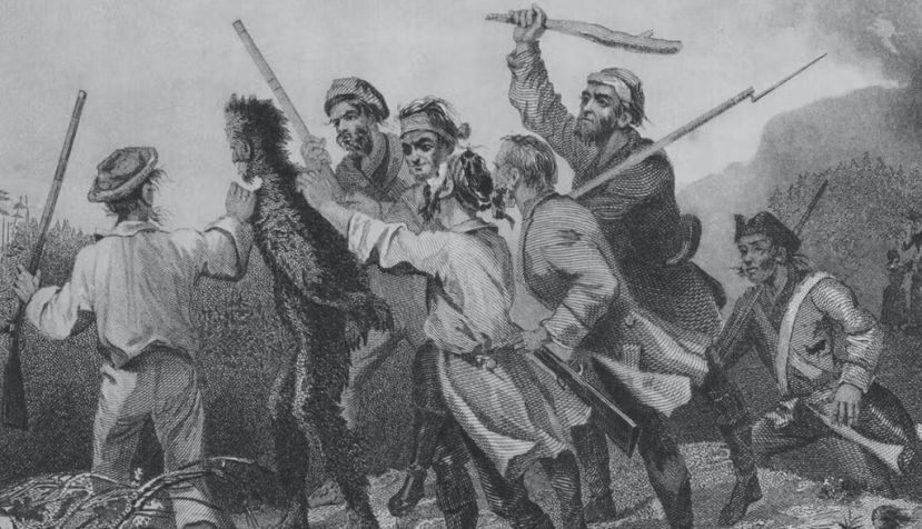Protesters used violence and intimidation to prevent federal officials from collecting a whiskey tax during George Washington’s presidency. Archive Photos/Getty Images