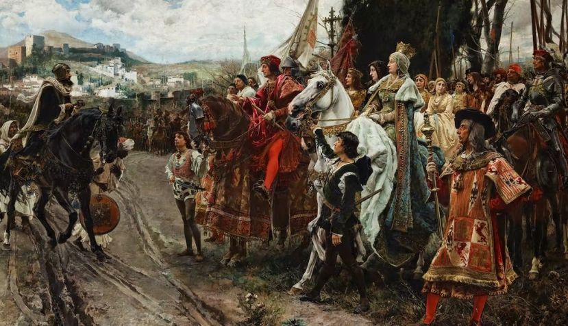 ‘La rendición de Granada’, de Francisco Pradilla y Ortiz. Wikimedia Commons