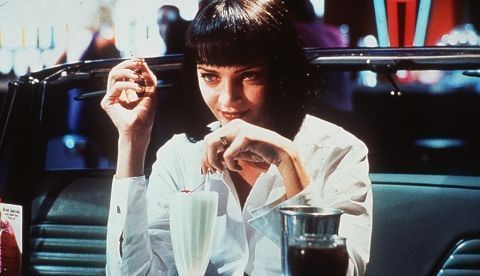 La actriz Uma Thurman en una secuencia de la película ""Pulp Fiction"", del director Quentin Tarantino. EFE
