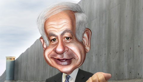 Caricatura Benjamin Netanyahu / Flickr (https://www.flickr.com/photos/donkeyhotey/16667571417/sizes/o/)