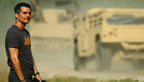 Wagner Moura en una escena de Civil War. A24 Films