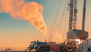 Planta de perforación de petróleo y gas en el círculo polar ártico. Vladimir Endovitskiy/Shutterstock
