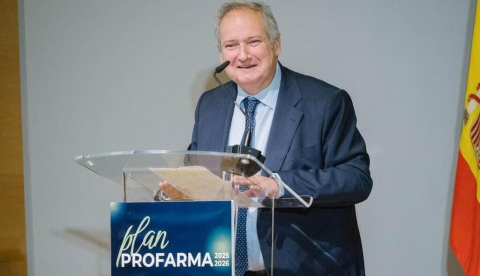 El ministro de Industria y Turismo, Jordi Hereu, presenta el Plan Profarma para reforzar el liderazgo farmacéutico de España. / © lamoncloa.gob.es. Ministerio de la Presidencia.