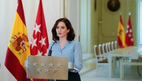 La presidenta de la Comunidad de Madrid, Isabel Díaz Ayuso.