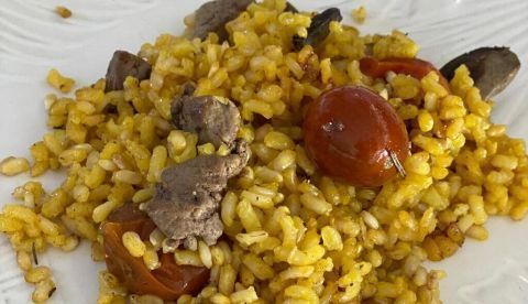Fortunata y el arroz con menudillos