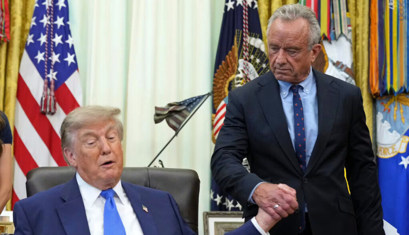 President Donald Trump’s executive order, signed on Aug. 10, 2026, supports Health and Human Services Secretary Robert F. Kennedy’s vaccine agenda. AP Photo/Jacquelyn Martin